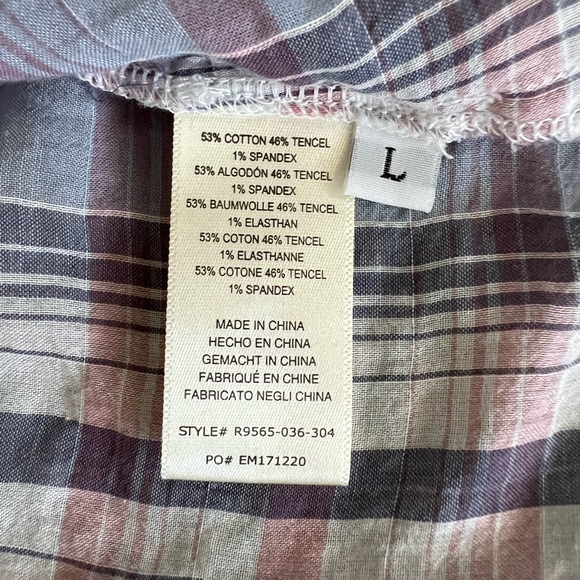 Anthro Cloth & Stone Liya Tie Waist Shirt - Picture 12 of 13